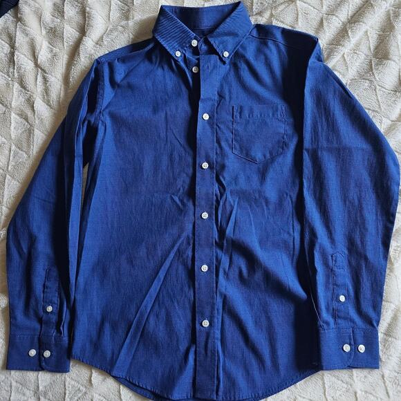 Chaps long sleeved button up shirt - boys size M 10-12 - Picture 1 of 4